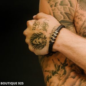 צמיד שחור דגם Tiger – Claw