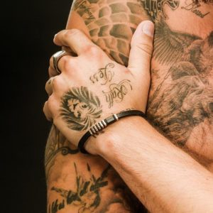 צמיד שחור דגם Claw – Leporad