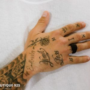 טבעת חותם שחורה