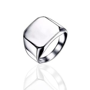 טבעת חותם כסף 925 לגבר