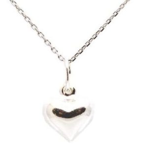 שרשרת לב מכסף 925 טהור