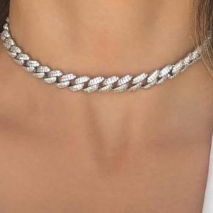 שרשרת גורמט משובצת