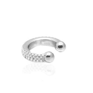 הליקס עבה מכסף 925 טהור משובץ זירקונים