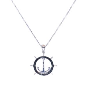 שרשרת שקיעת הים מכסף