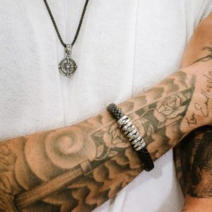 צמיד שחור דגם Tigris Claw