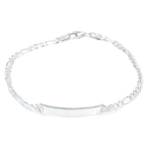 צמיד דיסקית גדולה מכסף 925 טהור לאישה