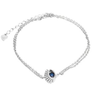 צמיד טבעת עין מכסף 925 טהור