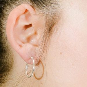 עגילי חישוק קטנים מכסף 925 טהור