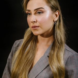 עגילים מכסף אלמנט גלגל החיים נופל מעוטרים זירקונים