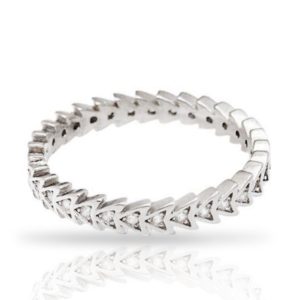 טבעת כסף חצים