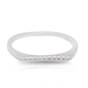 טבעת כסף דקה