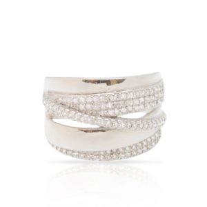 טבעת כסף איקס