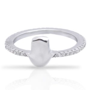 טבעת כסף חמסה