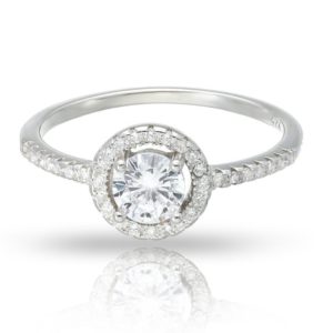 טבעת סוליטר קטנה