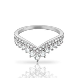 טבעת כסף כתר נסיכה