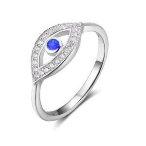 טבעת כסף עין הרע