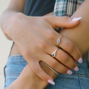 טבעת כסף עין הרע