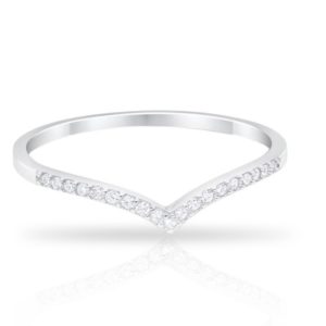 טבעת V שיבוץ דק