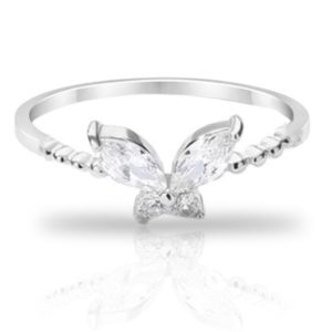 טבעת פרפר כנפי בגטים