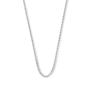 שרשרת חבל צבע כסף