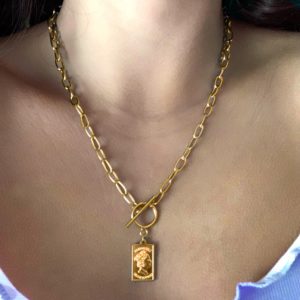 שרשרת אליזבת צבע זהב