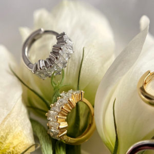 עגילי אבני בגט