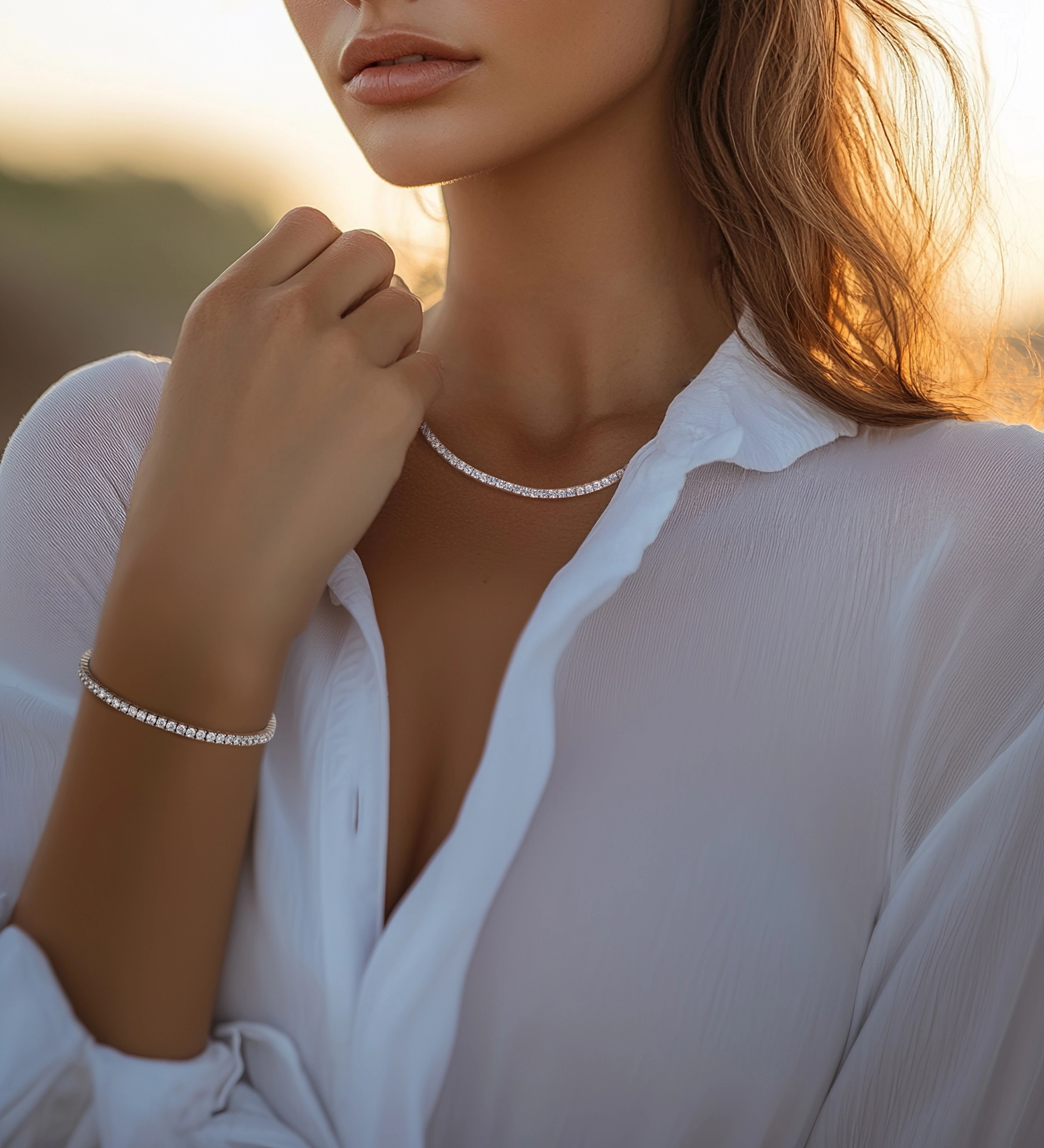 סט טניס עדין לאישה