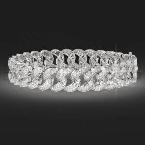 צמיד גורמט הוואנה מצופה זהב בשיבוץ עדין