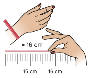 מידות צמיד - איך בוחרים צמיד - איך מגלים את מידת הצמיד - איזה מידת צמיד אני - איזה מידה לצמיד