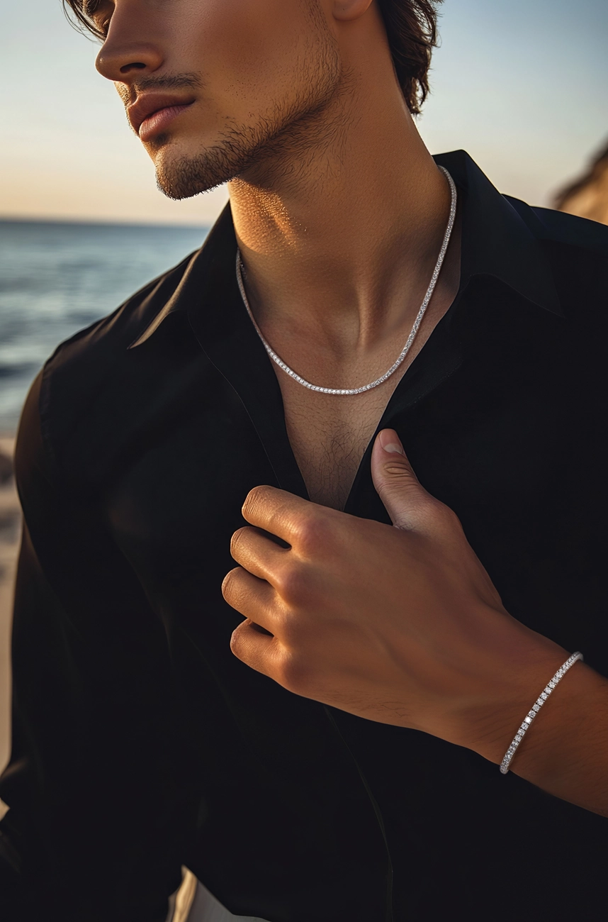 שרשרת- טניס-אייס-עדינה