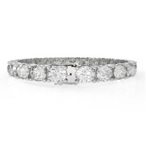 צמיד טניס משובץ בזירקונים גדולים 5 מ"מ