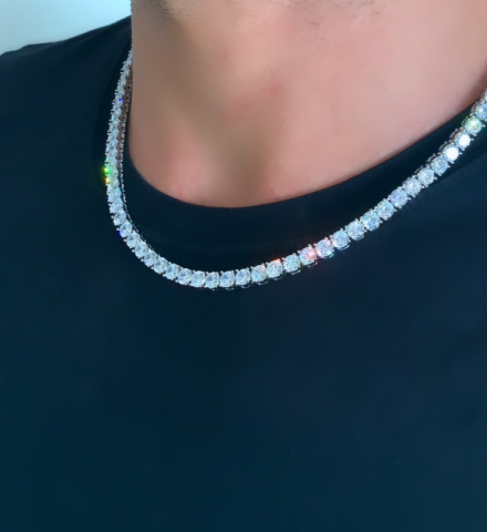 שרשרת טניס לגבר - שרשראות טניס לגבר - שרשרת אייס לגבר -שרשראות אייס לגבר