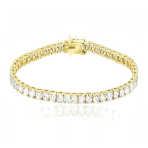 צמיד טניס 4 מ"מ זהב