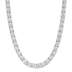 שרשרת טניס משובצת זירקונים עגולים גדולים במיוחד – רויאל