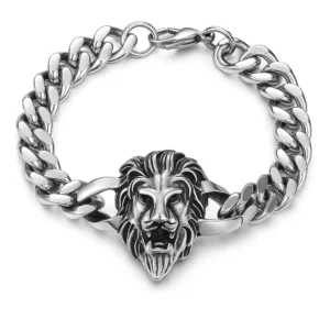 צמיד אריה חוליות מבריקות