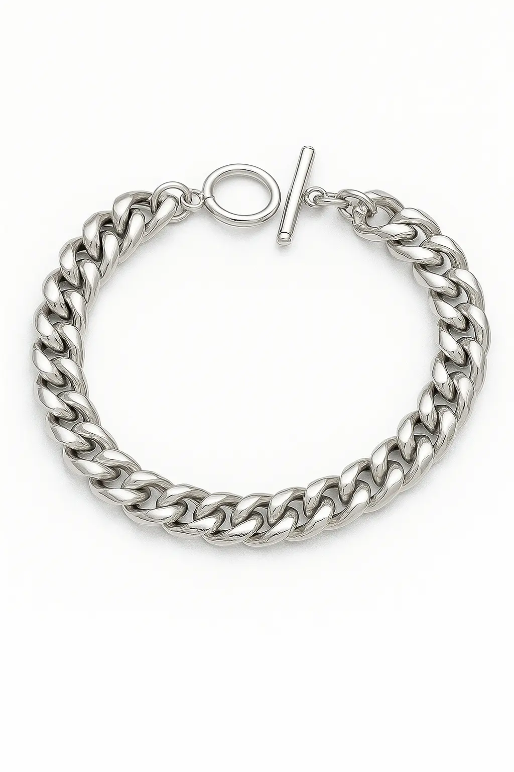 צמיד גורמט קובני מפלדת אל חלד