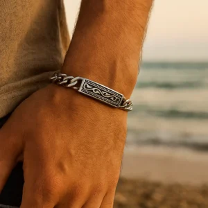 צמיד גורמט טרייבל כסוף