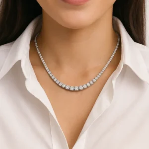 שרשרת טניס מדורגת דיאמונד