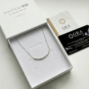 שרשרת מואסנייט עדינה D VVS1